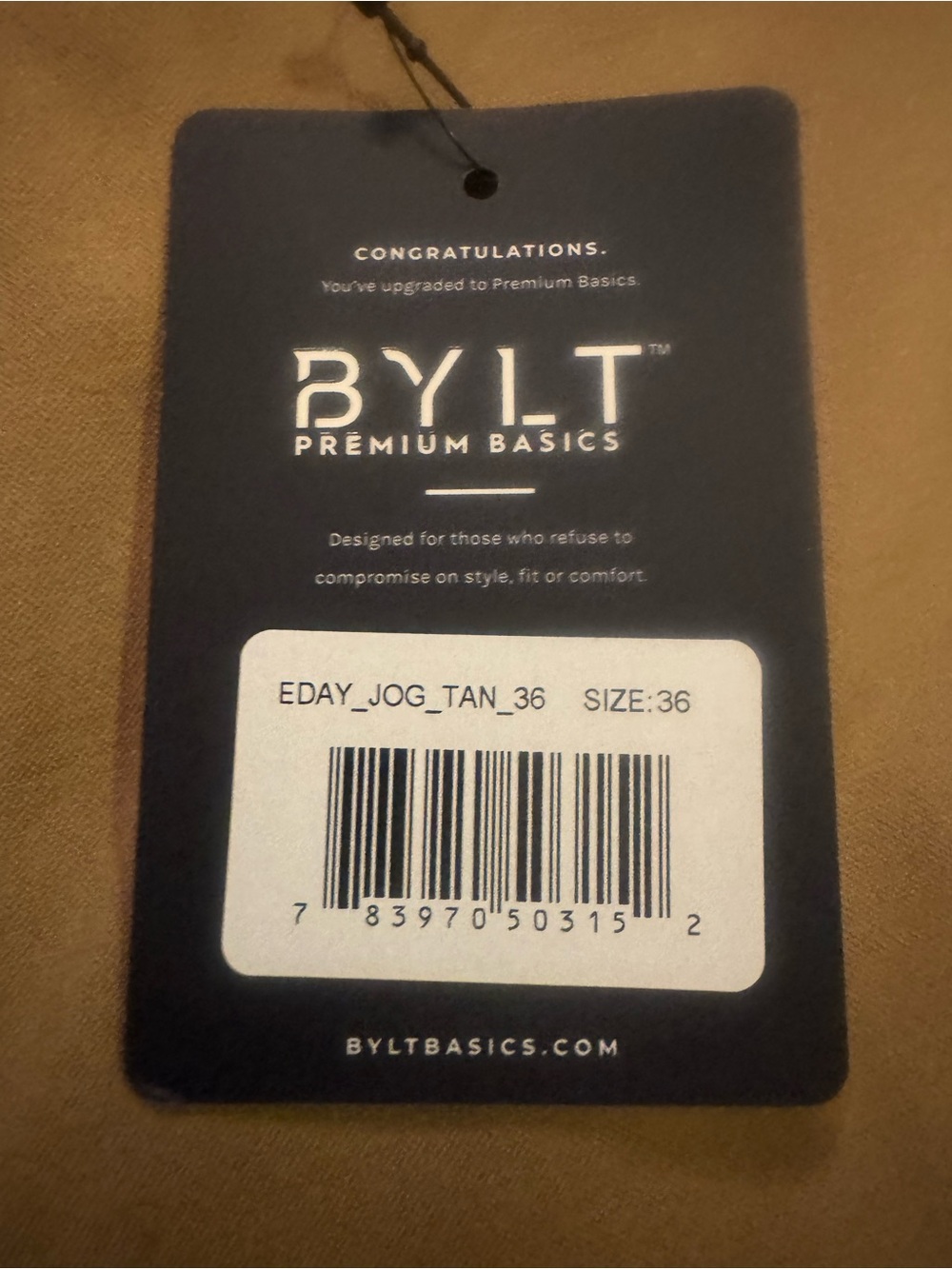 BYLT Men’s Everyday Jogger Pants 36 (NWT) - Picture 2 of 2